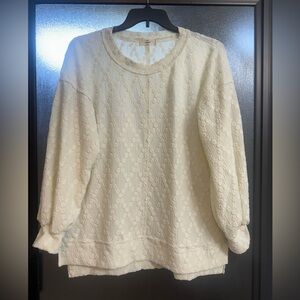 Entro long sleeve high low top